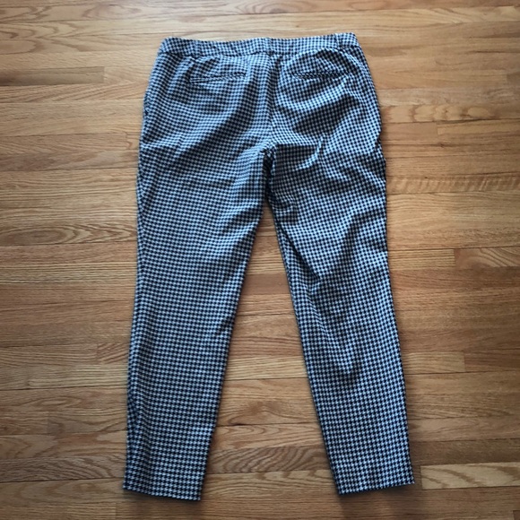 Ankle length houndstooth trousers - Picture 2 of 3